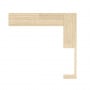 Wooden Outdoor Kitchen / 2.325 x 2.25 x 0.65m