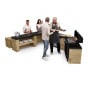 Modular Outdoor Kitchen / 2.25 x 2.078 x 1.478 x 0.60 m (without countertop)