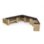 Modular Outdoor Kitchen / 2.25 x 2.078 x 1.478 x 0.60 m (without countertop)