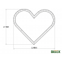 Heart Shaped Flower Bed / 2.115 x 1.5 x 0.45m
