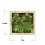 Robotic Lawn Mower House with Planter / 1.2 x 1.125 x 0.85 m