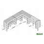 Wooden Outdoor Kitchen / 2.325 x 2.25 x 0.65m