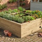 Large Square Tiered Pond Kit / 2.25 x 2.25 x 0.65 m