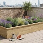 Large High Raised Bed / 3.75 x 1.5 x 0.55 m