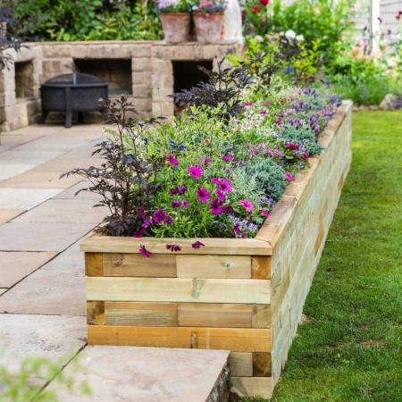 12 Patio Planter Designs Using WoodBlocX