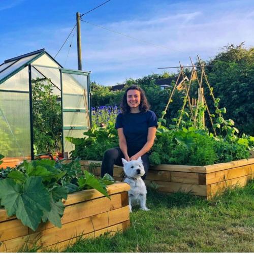 Emily's WoodBlocX vegetable garden