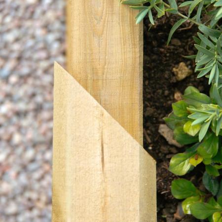 Capping styles for WoodBlocX raised beds