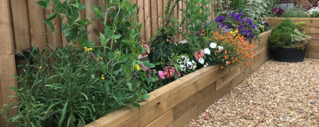 Transforming a small, new build garden with WoodBlocX