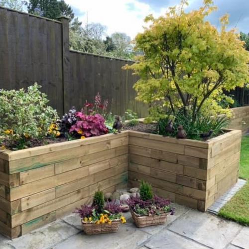 Steve's L-Shaped garden border