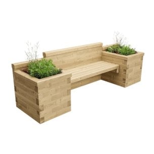 Brick - Kit de 5 jardinières modulaires pour compositions florales