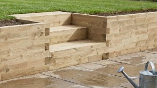 Retaining walls WoodBlocX