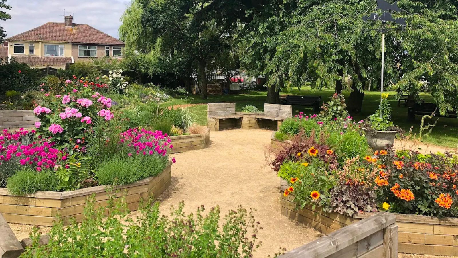Filton community garden area