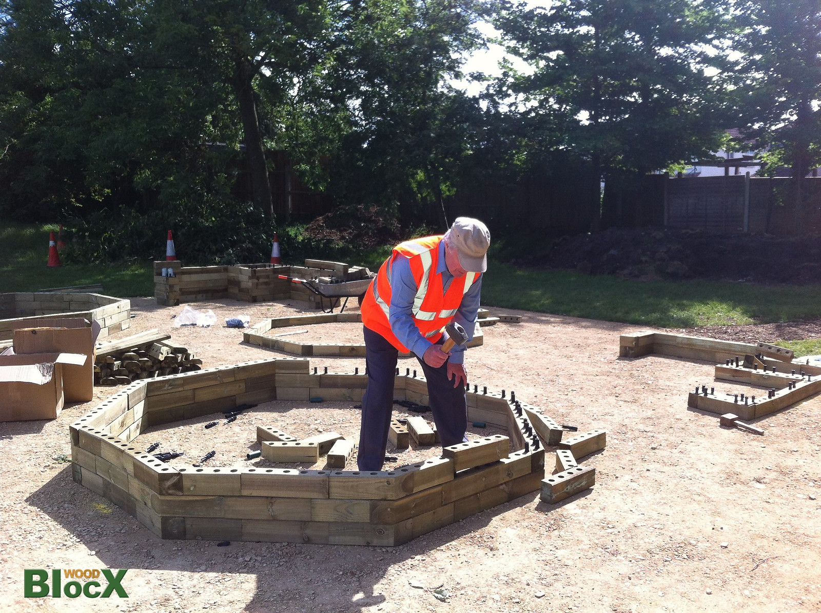 Mid build at Filton Community Garden