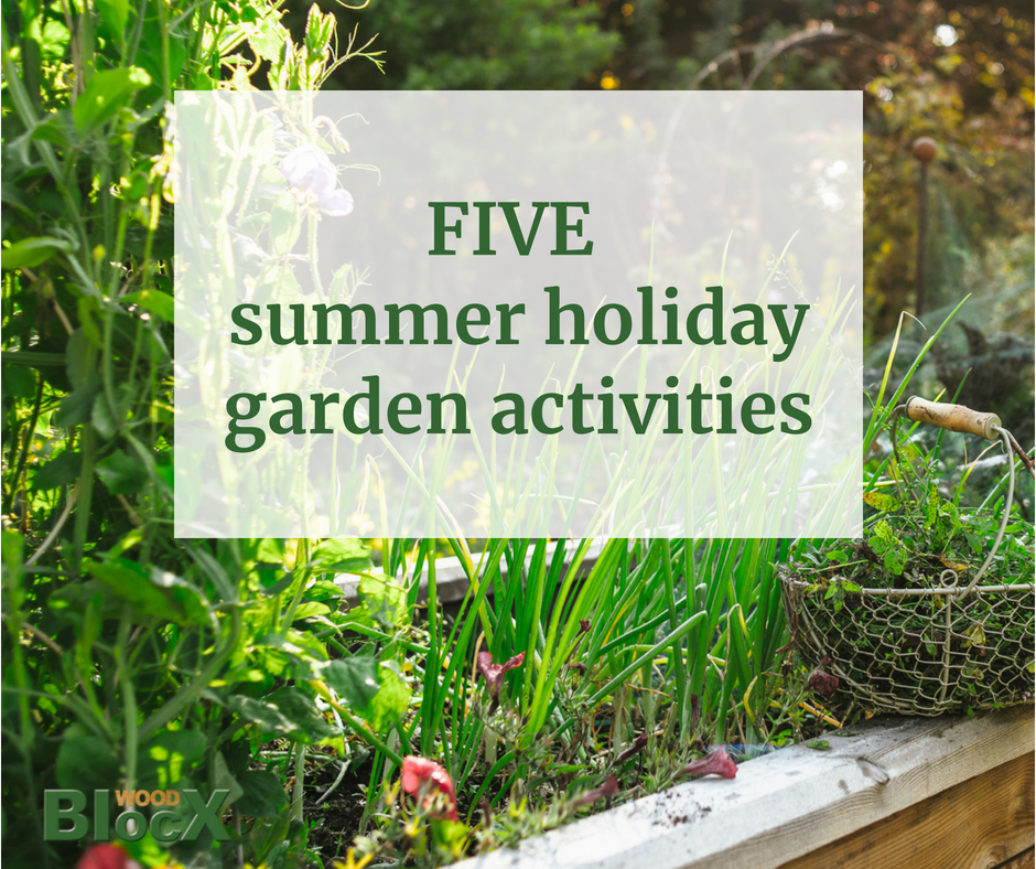 Five summer holiday garden activities