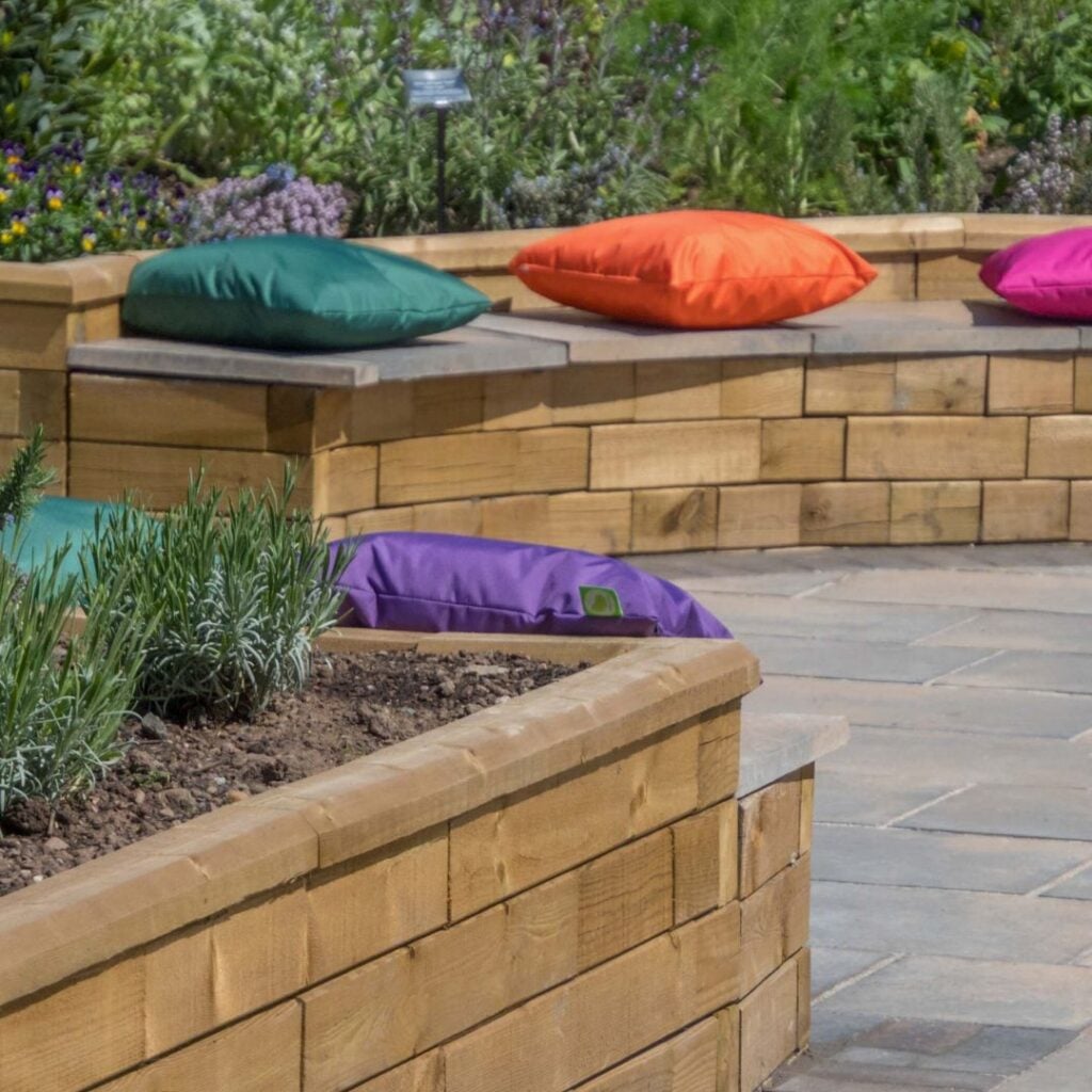 Outdoor furniture for gardens large and small