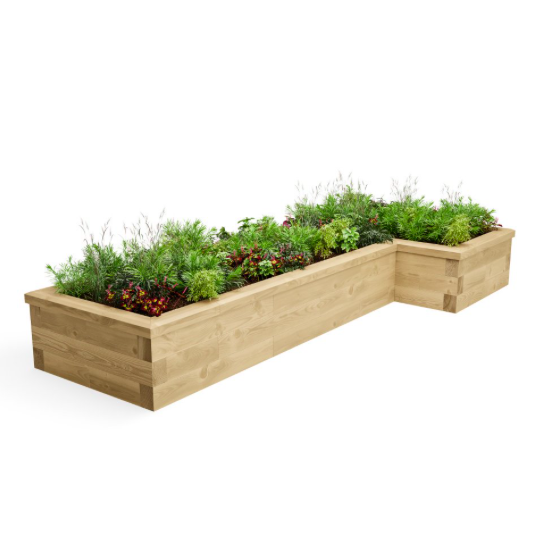 WoodBlocX best selling raised bed shapes