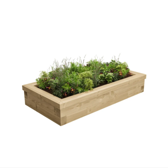 WoodBlocX raised garden bed