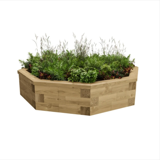 WoodBlocX raised garden bed