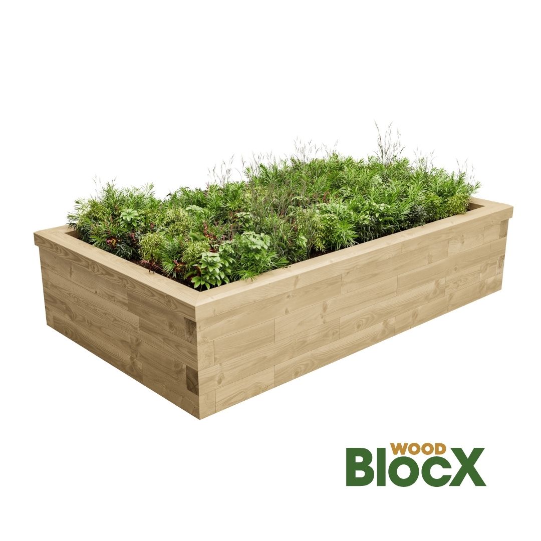 Rectangle WoodBlocX raised bed