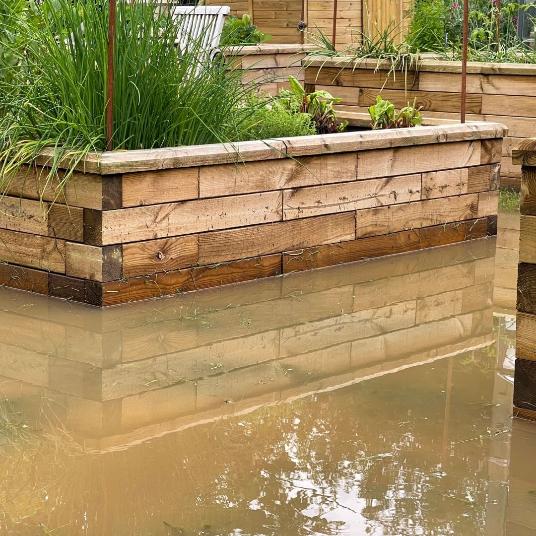 Raised beds and flooding