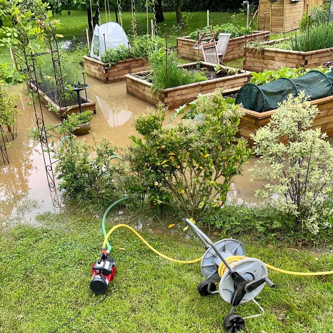 Raised beds and flooding