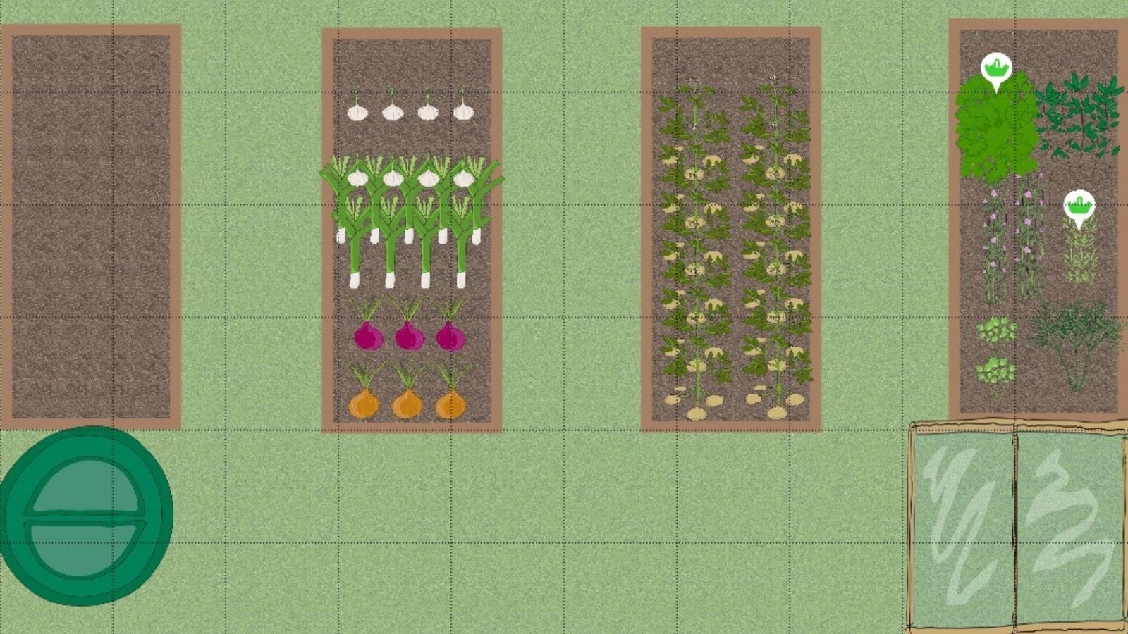 Medium vegetable garden