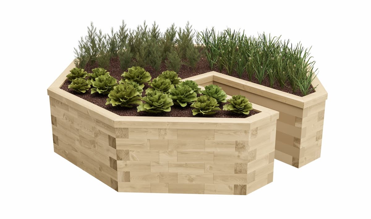 Keyhole Planter WoodBlocx kit