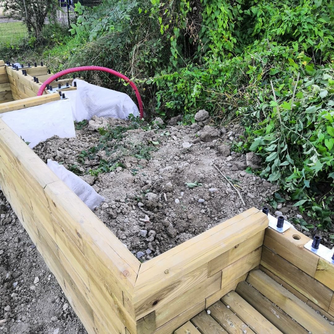 Building a retaining wall