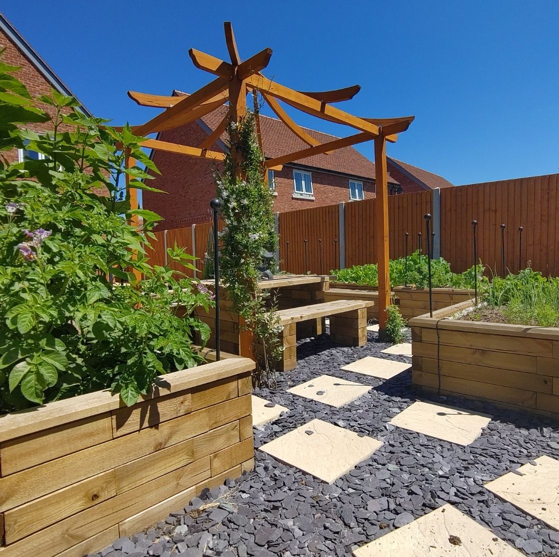 Raised bed garden