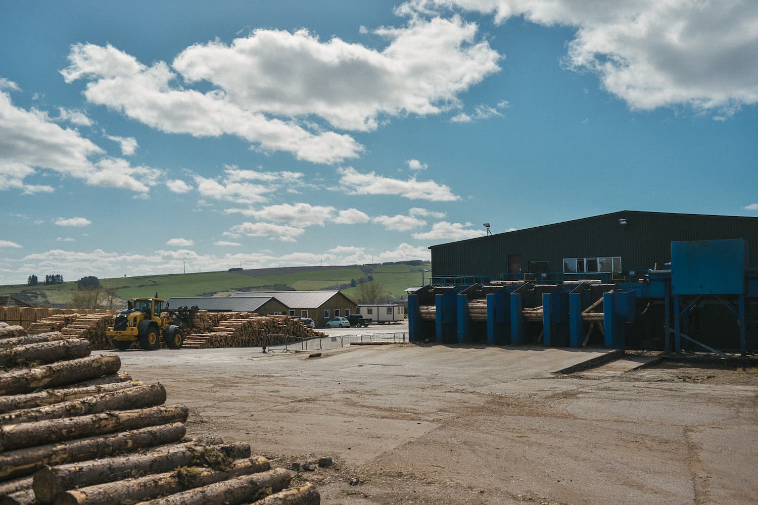 WoodBlocX sawmill in Dingwall, Scotland