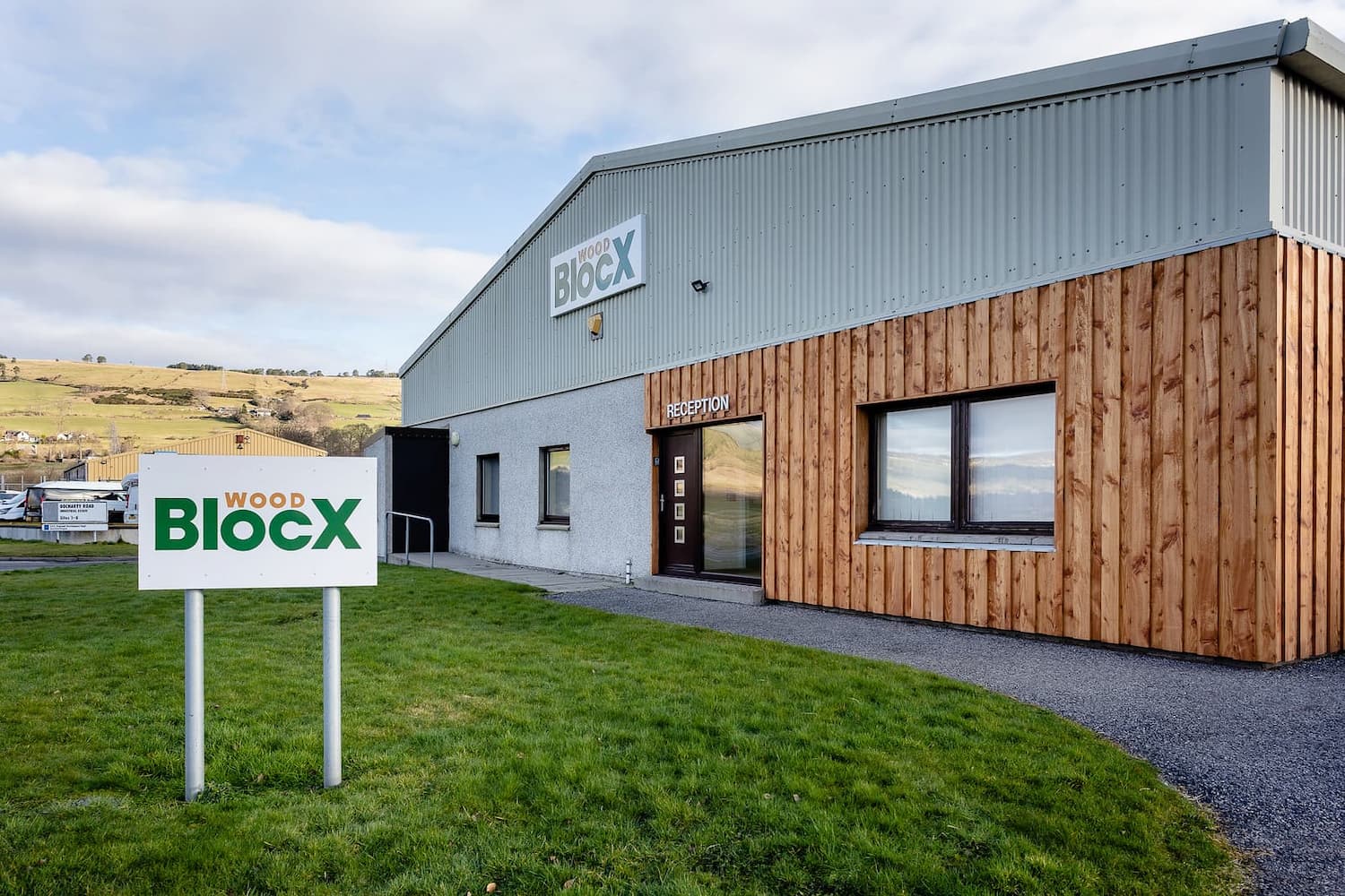 WoodBlocX office in Dingwall, Scotland