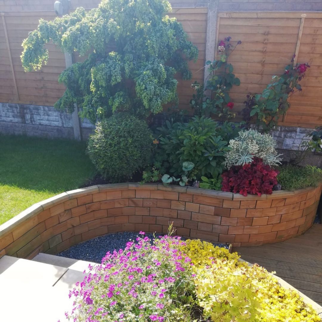 Curved garden border ideas