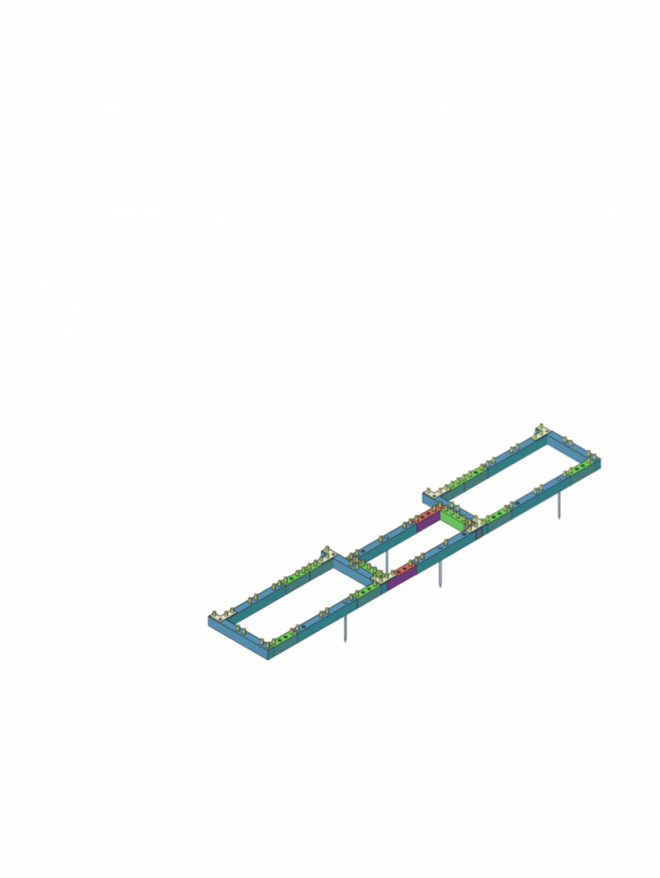 Building a retaining wall with WoodBlocX Building a retaining wall with WoodBlocX