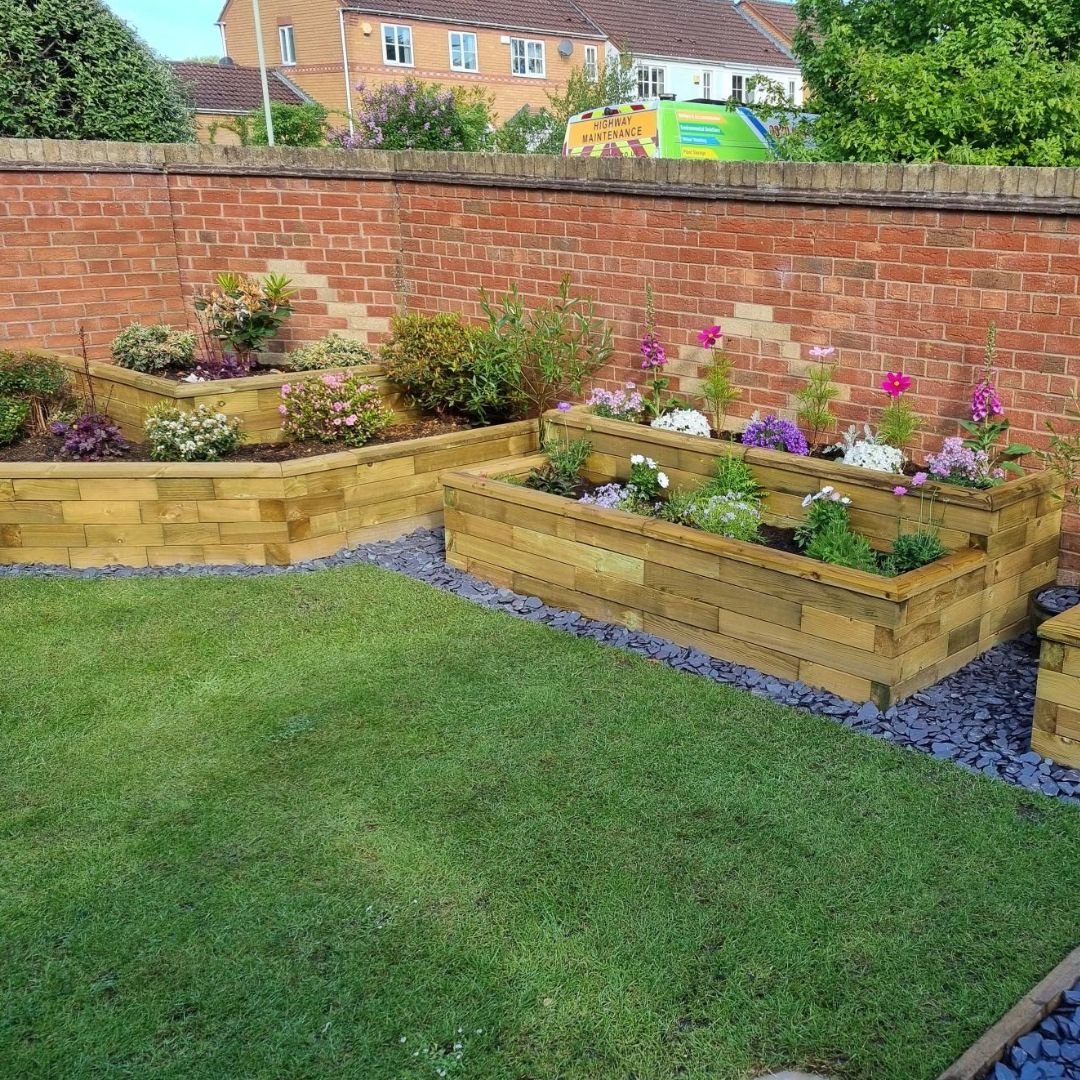 WoodBlocX bespoke planters