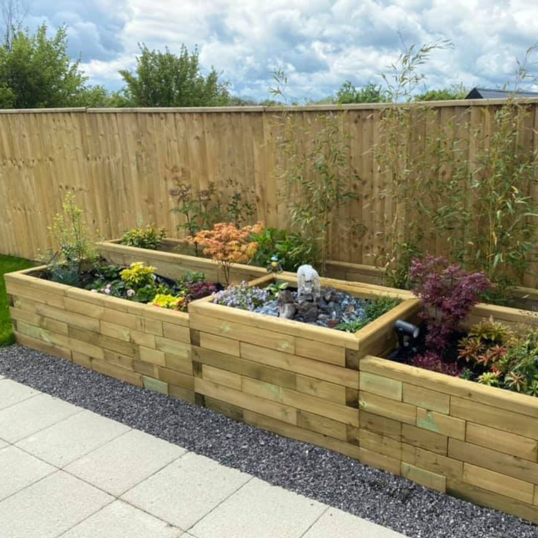 WoodBlocX bespoke planters