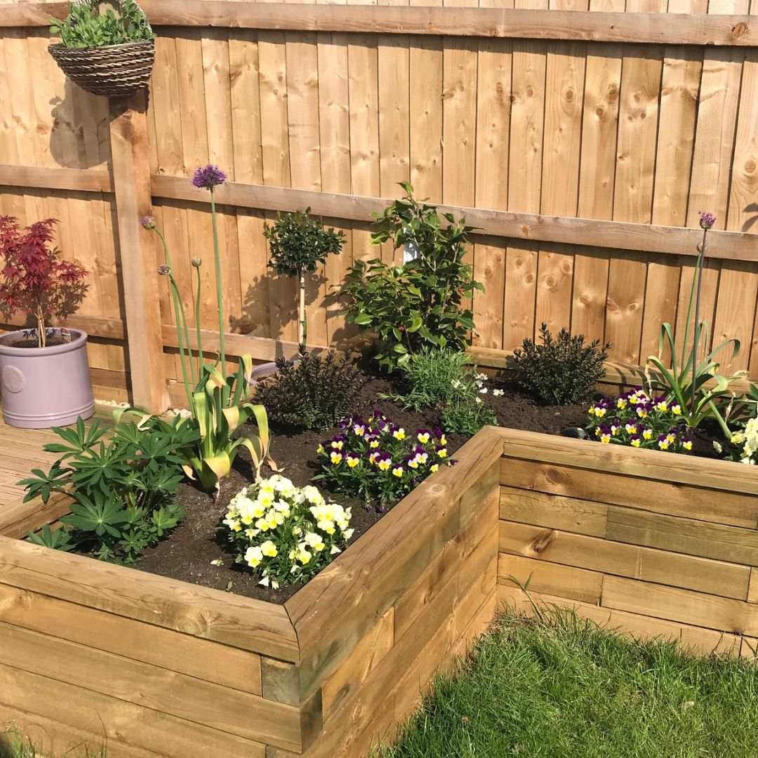 WoodBlocX bespoke planters