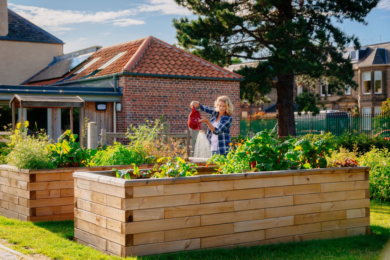 WoodBlocX veggie beds