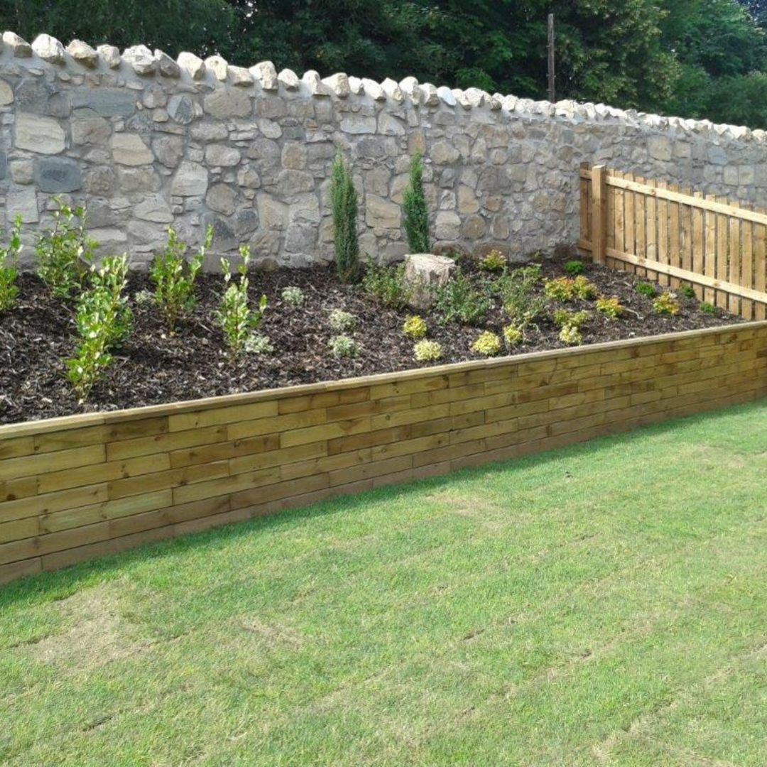 Straight retaining wall ideas