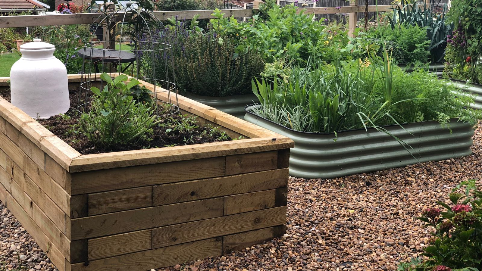 Metal vs wooden raised beds