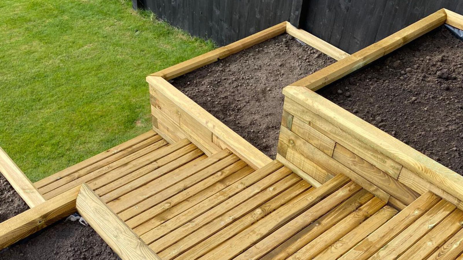 filling raised beds