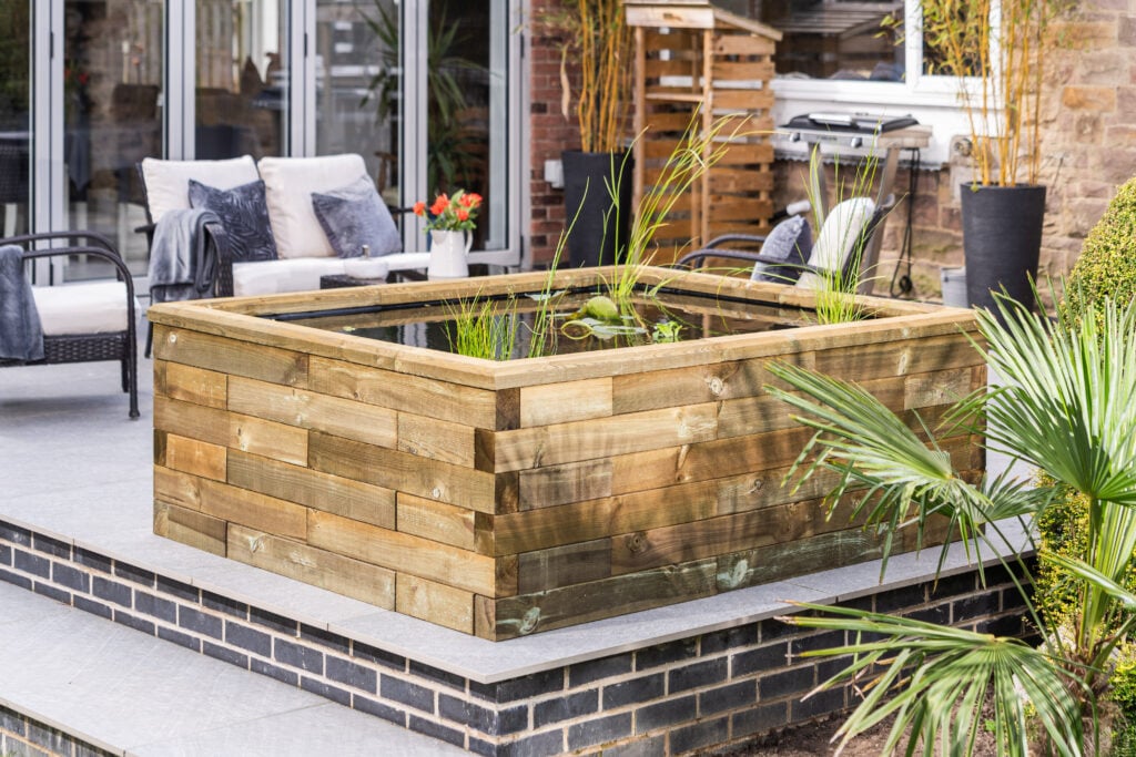 How to build a no dig pond with WoodBlocX