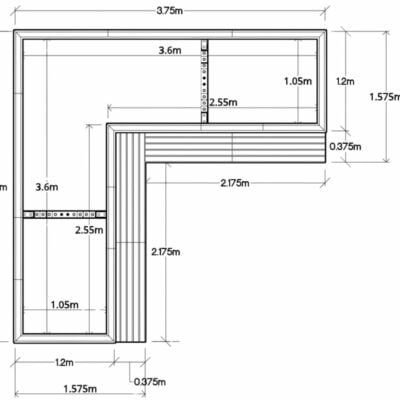 Woodlands Academy technical drawing from above Woodlands Academy technical drawing from above