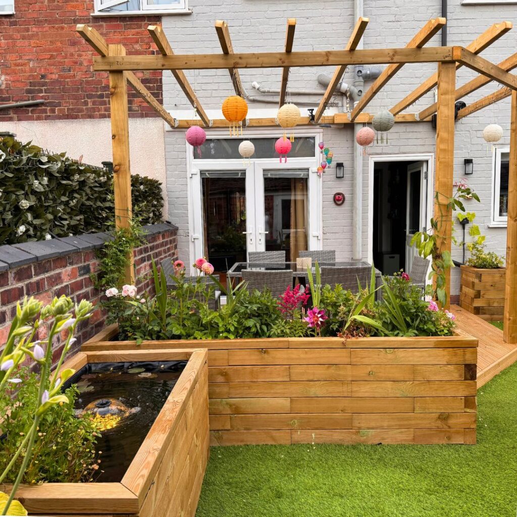 Kim's raised bed garden