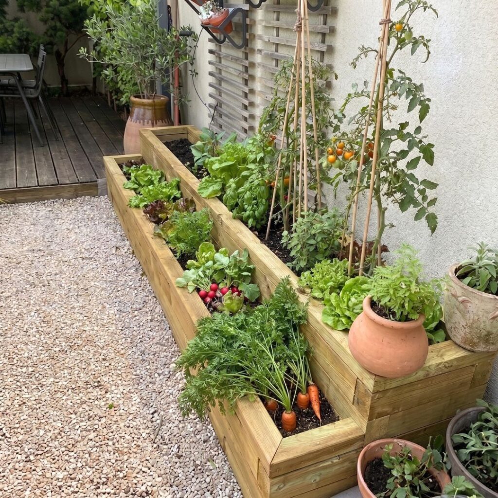 Ludovic's tiered raised bed