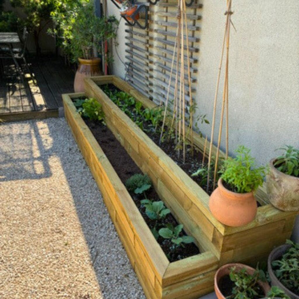 Ludovic's tiered raised bed